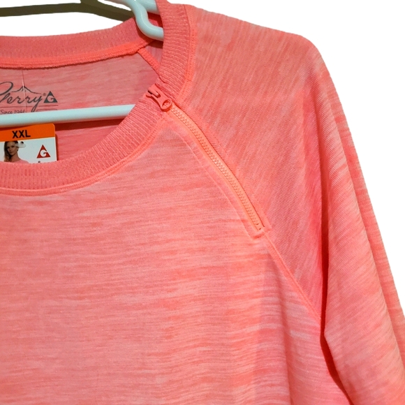 Gerry Neon Pink Athleisure Long Sleeve Active Top - Picture 5 of 7